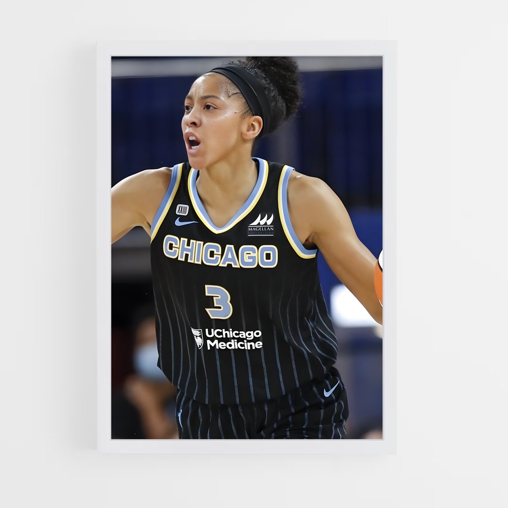 Poster Candace parker incroyable – affiche Basketball (vue 3)